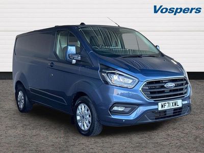 Blue Used 2021 Ford Transit Custom Limited Van | £18,495 (A bit pricey)