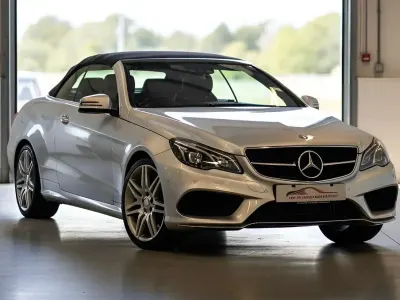 Used Mercedes E220 AMG line 2016 Silver Cabriolet