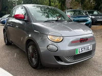 Used Fiat 500e Red 86 kW (118 HP) 2021 Grey Hatchback