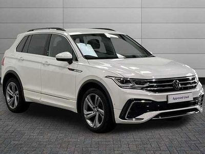 Pure white Used 2023 VW Tiguan R-line Edition SUV | £26,990 (Fair price)