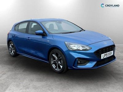 Used Ford Focus ST-Line 125 HP (91 kW) 2019 Blue Hatchback