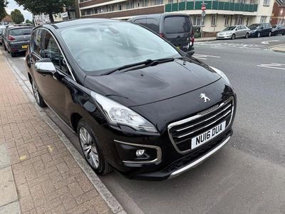 Black Used 2016 Peugeot 3008 Active Hatchback | £6,995 (Fair price)