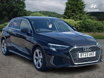 Used Audi A3 S-Line 147 HP (108 kW) 2023 Black Sedan