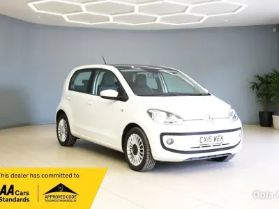 Used VW up! high up! 75 HP (55 kW) 2015 White Hatchback