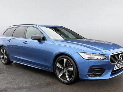 Blue Used 2020 Volvo V90 R-Design Estate | £16,898 (Fair price)