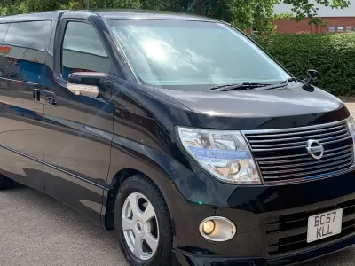 Used Nissan Elgrand 2008 Black MPV