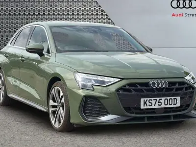 Used Audi A3 Sportback S-Line 150 HP (110 kW) 2025 Green Hatchback