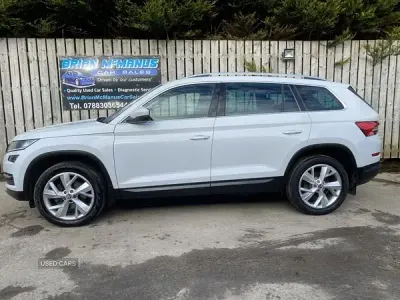 Used Skoda Kodiaq 150 HP (110 kW) 2018 White SUV