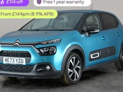Used Citroën C3 PureTech 83 HP (61 kW) 2024 Blue Hatchback