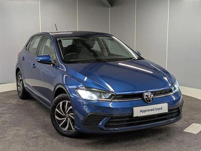 Used VW Polo Life 95 HP (69 kW) 2024 Blue Hatchback
