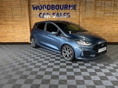 Used Ford Fiesta ST-Line 125 HP (91 kW) 2023 Blue Hatchback