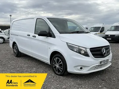 Used Mercedes Vito Progressive 136 HP (100 kW) 2020 White Van