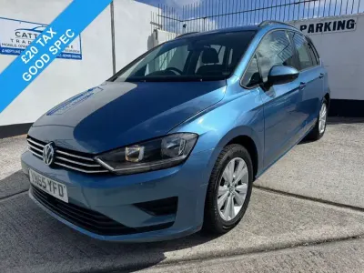 Used VW Golf Sportsvan SE 110 HP (80 kW) 2015 Blue MPV