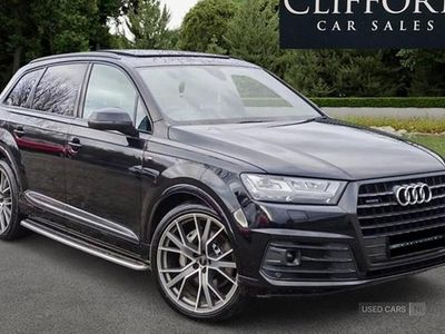 Black Used 2017 Audi Q7 S-Line SUV | £14,995