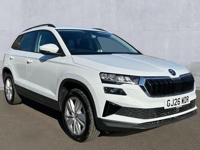New Skoda Karoq SE 150 HP (110 kW) 2026 Moon white metallic SUV