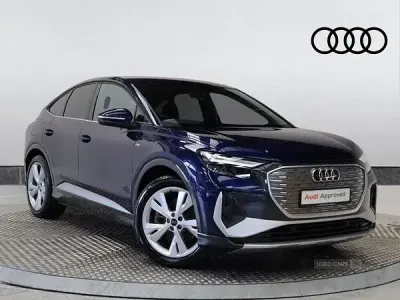 Used Audi Q4 e-tron S-Line 150 kW (204 HP) 2023 Blue SUV