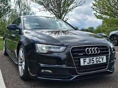 Used Audi A5 Sportback S-Line 230 HP (169 kW) 2015 Black Hatchback