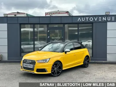 Used Audi S1 Sportback Performance 231 HP (169 kW) 2016 Yellow Hatchback