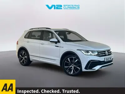 Used VW Tiguan R-line 150 HP (110 kW) 2021 White SUV