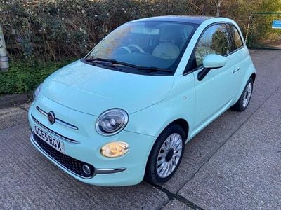 Used Fiat 500 Lounge 69 HP (50 kW) 2016 Green Hatchback