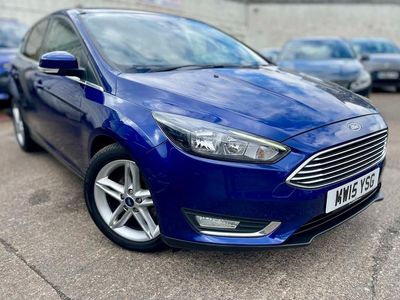 Used Ford Focus Titanium 2015 Blue Hatchback