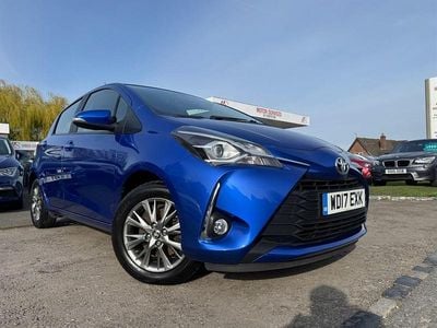 Used Toyota Yaris 2017 Blue Hatchback