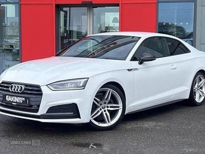 Used Audi A5 S-Line 190 HP (139 kW) 2019 White Coupe