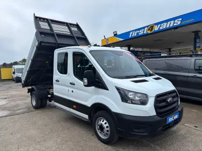 Used Ford Transit 130 HP (95 kW) 2021 White Cabriolet