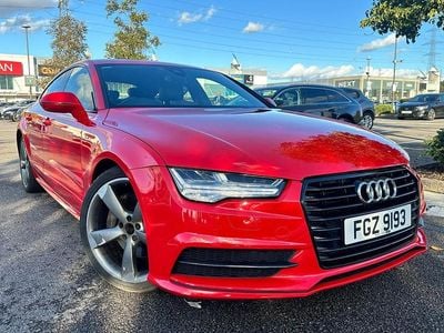 Red Used 2017 Audi A7 Sportback S-Line Hatchback | £12,495