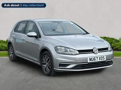 Used VW Golf VII SE 125 HP (91 kW) 2017 Silver Hatchback