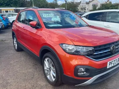 Used VW T-Cross SE 93 HP (68 kW) 2023 Orange SUV