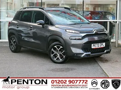 Begagnad Citroën C3 Aircross PureTech 110 HK (80 kW) 2021 Grå SUV