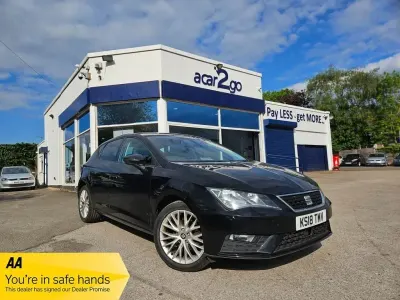 Begagnad Seat Leon SE Dynamic 110 HK (80 kW) 2018 Svart Halvkombi