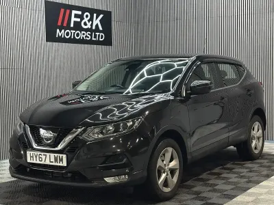 Used Nissan Qashqai Acenta 115 HP (84 kW) 2017 Black SUV