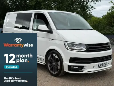 Used VW T6.1 Highline 204 HP (150 kW) 2019 White Van