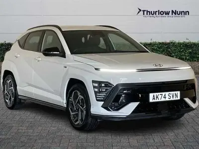 Gebraucht Hyundai Kona N Line 141 PS (103 kW) 2024 Weiß SUV