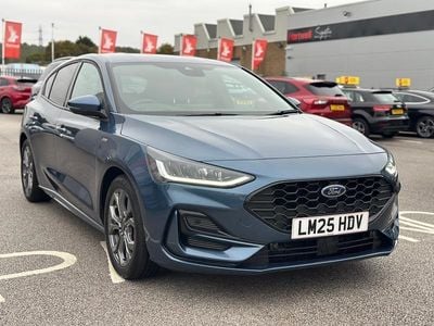 Blue Used 2025 Ford Focus ST-Line Hatchback | £19,899 (Fair price)