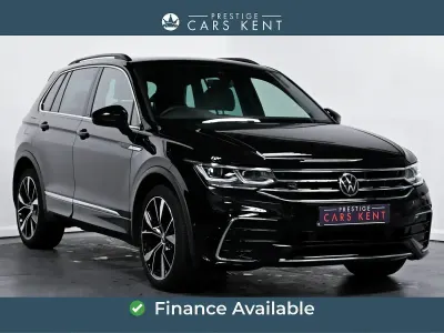 Used VW Tiguan R-line 150 HP (110 kW) 2021 Black SUV