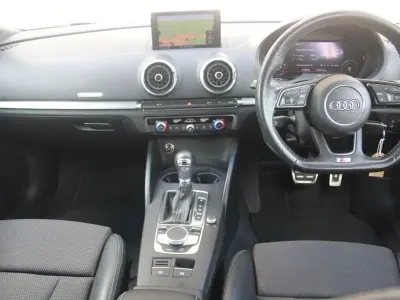 Used Audi A3 Black Edition 150 HP (110 kW) 2019 Blue Sedan