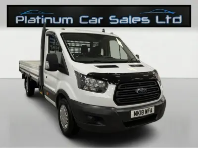 Used Ford Transit 130 HP (95 kW) 2018 White Cabriolet