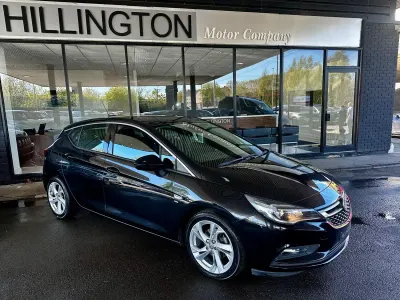 Used Vauxhall Astra SRi 150 HP (110 kW) 2017 Black Hatchback