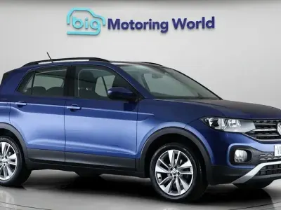 Used VW T-Cross SE 110 HP (80 kW) 2021 Blue SUV