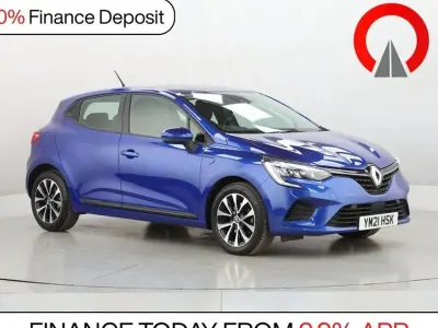 Used Renault Clio Iconic 100 HP (73 kW) 2021 Blue Hatchback