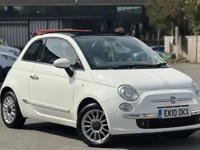 Usado Fiat 500C Lounge 69 HP (50 kW) 2010 Branco Cabrios