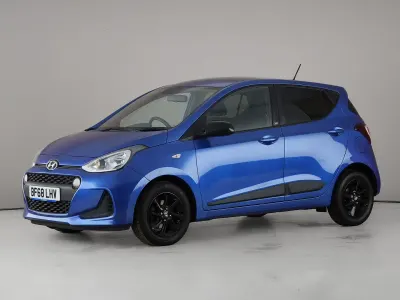 Used Hyundai i10 GO! 67 HP (49 kW) 2018 Blue Hatchback