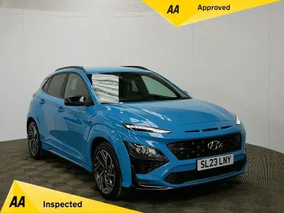 Used Hyundai Kona N Line 120 HP (88 kW) 2023 Blue SUV