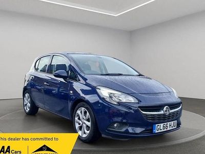 Used Vauxhall Corsa 90 HP (66 kW) 2016 Blue Hatchback