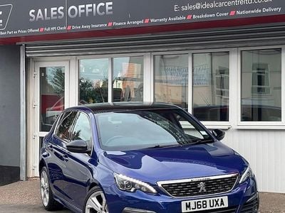 Used Peugeot 308 GT-line 130 HP (95 kW) 2018 Blue Hatchback