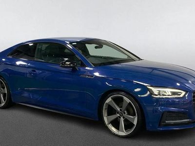 Used Audi A5 Black Edition 150 HP (110 kW) 2019 Blue Coupe