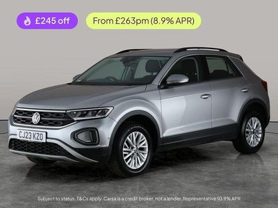 Silver Used 2023 VW T-Roc Life SUV | £19,304 (Fair price)